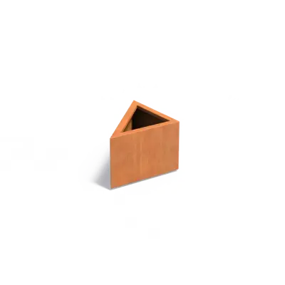 Plantenbak Triangle cortenstaal 60x60x40 cm