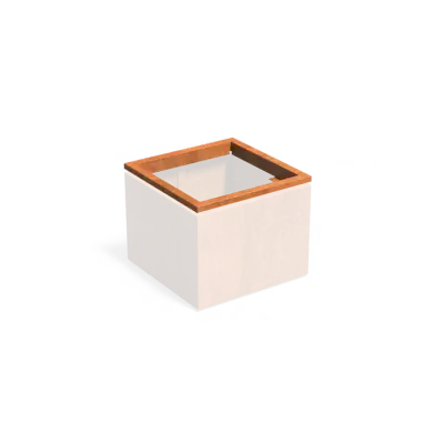 Carrez in-lite Ready cortenstaal opzetrand voor verlichting 80x80x8,9 cm