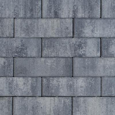 Betonsteen glad oprit terras banenverband halfsteens 7cm strak met facet kijlstra romanos’s