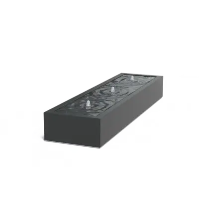 Watertafel standaard aluminium 300x80x40 cm