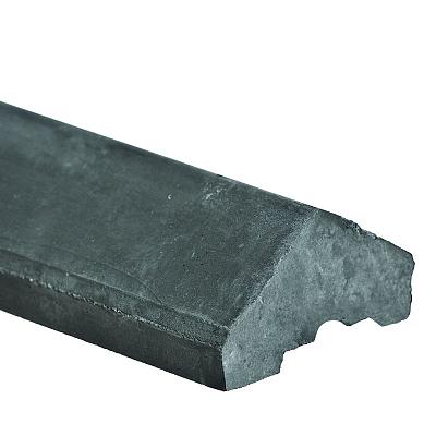 Afdekkap beton tussenmodel diamantkop antraciet 180 cm