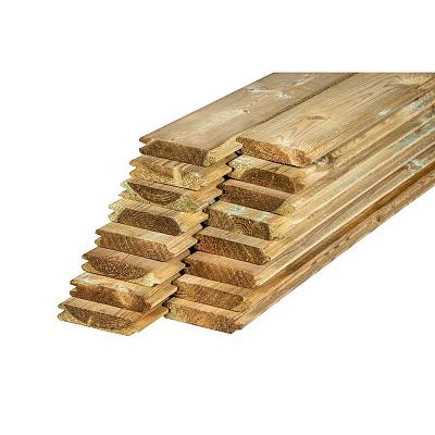 Stapelset blokhutprofiel (16x) grenen 2,8x12,7x180 cm