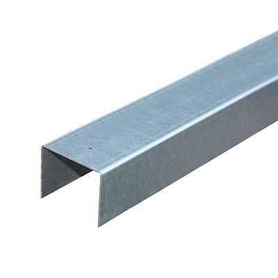 U-profiel staal tbv betonpaal 228x4,1x2,2 cm
