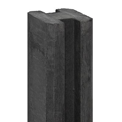 Sleufpaal tussenmodel met kabeldoorvoer tbv motiefplaten 11,5x11,5x246 cm