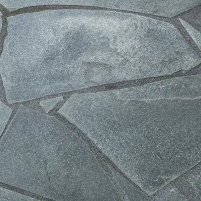 Staptegel natuursteen zeskant flagstone pad tuin redsun zwart