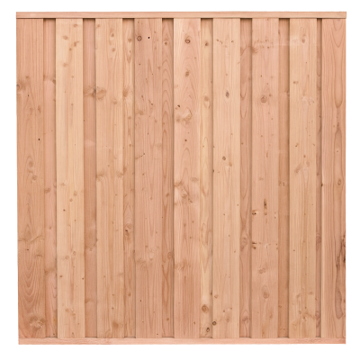 Douglas beto-dichtscherm fijnbezaagd