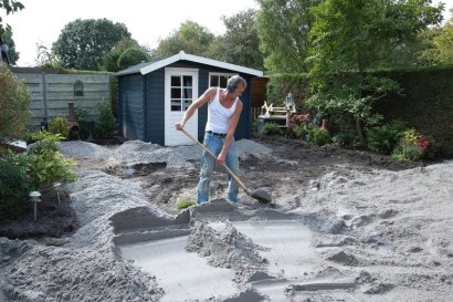 terras aanleggen
