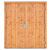 Douglas Dubbele dichte deur incl. beslag 168x201 cm, onbehandeld