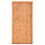 JWOODS Red Wood Enkele Dichte deur incl. beslag 100x205 cm, Rechtsdraaiend