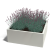 Stalen plantenbak - Vierkant - 100 x 100 x 100 cm - RAL9010 mat (wit) - Zonder bodemplaat