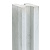 Sleufpaal eindmodel tbv tuinscherm wit/grijs vlakke kop 10x10x190 cm