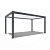 Orion carport 300x530 cm Antraciet