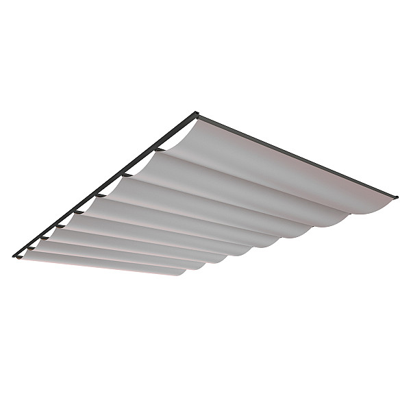 Solem zonwering Tibelly 378x378 cm tbv Douglas pergola 400x400 cm