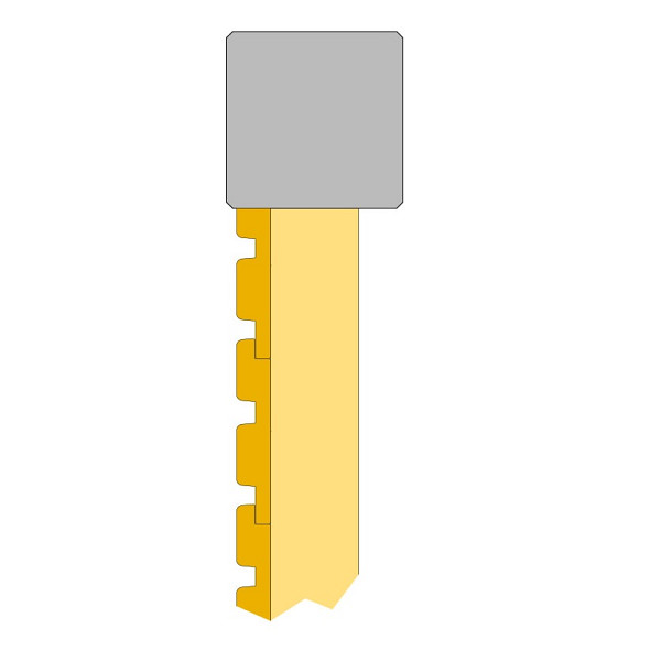 Douglas Budget Wand 225 tot 237 cm - Verticaal Design rabat dubbelzijdig