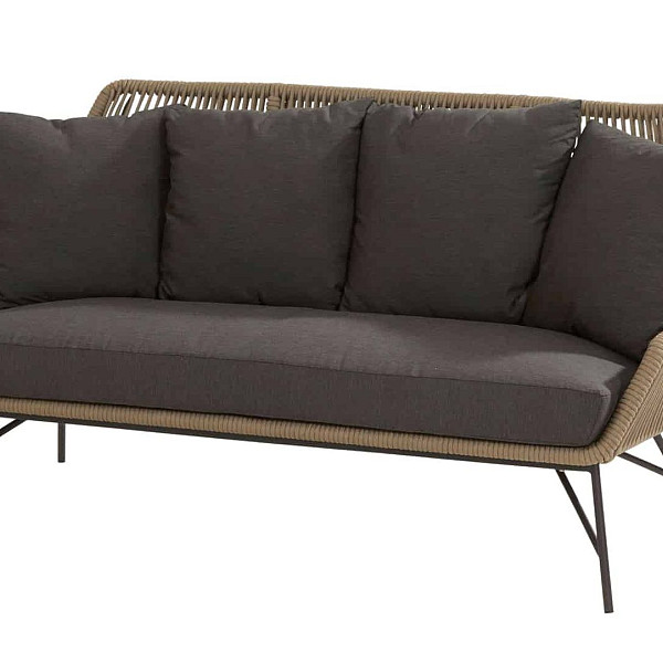 <h1><strong>Ramblas Loungeset</strong></h1><p><strong>Deze loungeset is te bezichtigen in onze showroom te Zwanenburg.</strong></p><p>De Ramblas is met zijn elegante vormgeving een sierraad op je terras. Werkelijk een genot om naar te kijken en in te zitten! Onder andere door de mooie belijning van het rope, straalt de Ramblas lounge serie van 4 Seasons Outdoor pure luxe uit, een 5 sterren gevoel in je eigen tuin. De kussens zijn vervaardigd van all weather outdoor stoffen en door de zorgvuldig geselecteerde vullingen heeft de Ramblas een optimaal zitcomfort.</p><p>De loungeserie Ramblas bestaat uit een 2.5 zits bank en een loungestoel die te combineren zijn met vele salontafels. De Atlas koffietafel van keramiek met marmer look sluit mooi aan en maakt de look helemaal compleet.</p><h4><strong>Ramblas lounge stoel incl. 2 kussens</strong></h4><p>Afmetingen: 90 × 79 × 90 cm (LxBxH)<br />Zithoogte 46 cm<br />Zitdiepte: 50 cm<br />Armhoogte: 53 cm<br />Materiaal: Aluminiu, Rope<br />Kleur: Antraciet, Taupe</p><h4><strong>Ramblas lounge bank 2.5-zits incl. 5 kussens</strong></h4><p>Afmetingen: 90 × 177 × 90 cm (LxBxH)<br />Zithoogte: 46 cm<br />Zitdiepte: 50 cm<br />Armhoogte: 53 cm<br />Materiaal: Aluminium, Rope<br />Kleur: Antraciet, Taupe</p><h4><strong>Atlas koffietafel ø 80 cm. keramiek antraciet marmer look</strong></h4><p>Afmetingen: 80 × 80 × 35 cm (LxBxH)<br />Vorm: Rond<br />Materiaal: Keramiek, RVS<br />Kleur: Antraciet, Zwart</p>