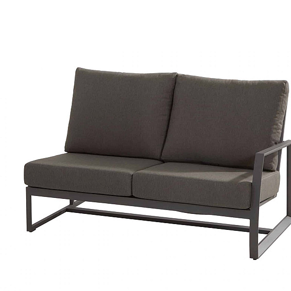 <h1><strong>New Mauritius hoekbank + Center</strong></h1><p><strong>Deze loungeset is te bezichtigen in onze showroom te Zwanenburg.</strong><br /><br />De New Mauritius loungeset van Taste 4SO heeft een extreem hoog zitcomfort door de heerlijke hoge rug en geeft je terras een moderne frisse look. De Mauritius loungeset is gemaakt van weerbestendige materialen en is onderhoudsarm. Doordat er onder het zitvlak textileen gespannen is, zit je extra comfortabel en kun je heerlijk ontspannen in je tuin!</p><p>De New Mauritius hoekbank is modulair, waardoor je zelf je ideale opstelling kunt samenstellen. De center module, kan zowel links als rechts worden geplaatst afhankelijk van je ruimte.</p><h4><strong>NEW Mauritius modulair hoekelement incl. 3 kussens</strong></h4><p>Afmetingen: 87 × 87 × 92 cm (LxBxH)<br />Zithoogte: 43 cm<br />Zitdiepte: 48 cm<br />Materiaal: Aluminium, Textileen<br />Kleur: Antraciet,</p><h4><strong>NEW 2 x Mauritius modulair 2.5-zits element, 1 met armleuning links, 1 met armleuning rechts</strong></h4><p>Afmetingen: 87 × 145 × 92 cm (LxBxH)<br />Zithoogte: 43 cm<br />Zitdiepte: 48 cm<br />Armhoogte: 78 cm<br />Materiaal: Aluminium, Textileen<br />Kleur: Antraciet</p><h4><strong>NEW Mauritius modulair tussenelement incl. 2 kussens</strong></h4><p>Afmetingen: 87 × 70 × 92 cm (LxBxH)<br />Zithoogte: 43 cm<br />Zitdiepte: 48 cm<br />Materiaal: Aluminium, Textileen<br />Kleur: Antraciet</p>