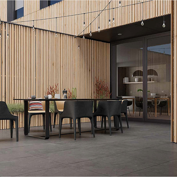 Restpartij Almere: ca.8.27m2Cera3Line Lux&Dutch Square Uni 60x60x3 cm Antracite