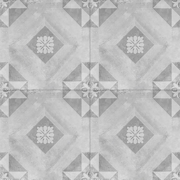 Geoceramica 60x60x4 cm ConCreet Symbol Block Smoke