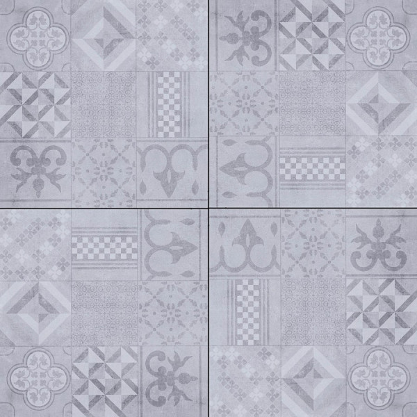 Restpartij Zwanenburg: ca. 2m2 GeoCeramica 60x60x4 cm Mosaik Grey