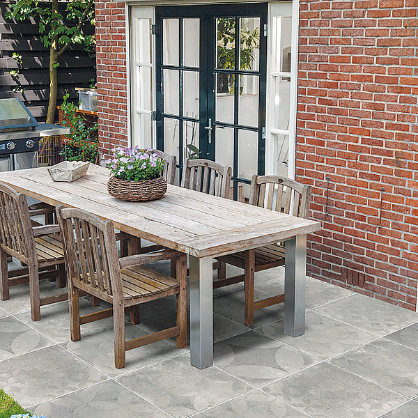 Restpartij Edam: 2,52 m2 Keramische Tegel 'TRE' Concrete Decor 60x60x3 cm Ash