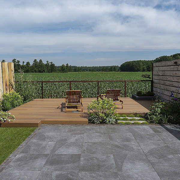 Restpartij Ceraluxe 60x60x3 cm Mustang Slate Black (nog 14,40 m2 in voorraad Edam)