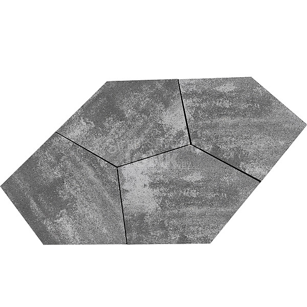 <h1><strong>GeoStretto Alivo</strong></h1><p>Deze pentagoon bestaat al jarenlang heel succesvol met een gevarieerd (ardesie-leisteen) profiel aan de oppervlakte en organisch gevormde randen. De zogenaamde ‘Stretto’ afwerking is daarop voortgeborduurd. De vlakke zijden in combinatie met de strakke bovenzijde zijn speels maar passen bij een moderne look dankzij de afwerking.</p><h2><strong>Kristaleffect</strong></h2><p>Door toevoeging van een speciaal glinsterzand in het oppervlak ontstaat een karakteristiek ogend, licht veredeld kristaleffect. Door het subtiele gebruik van deze speciale, glinsterende deeltjes hebben de tegels een buitengewone en niet te evenaren charme.</p><h2><strong>Oppervlakbehandeling</strong></h2><p>De kwaliteitstegels zijn met een exclusieve, transparante bescherming afgewerkt. Deze Protection Plus factor 25 beschermt de tegels tegen vervuiling en verontreiniging. Tijdens productie van de tegels wordt er een transparante dubbele beschermlaag aangebracht, zodat de poriën van de toplaag praktisch gesloten worden. Dit gebeurt direct na productie. Na 24 uur wordt er over de toplaag nog een beschermlaag aangebracht, waardoor de tegel nog beter verdicht is en de kleur nog beter tot uiting komt.<br />Vervuiling hou je in weer en wind natuurlijk nooit tegen. Protection plus factor 25 maakt dat het schoonmaken een stuk minder vervelend en tijdrovend wordt. Vlekken zijn gemakkelijker te verwijderen omdat vloeistoffen op het oppervlak blijven staan en niet in de steen dringen. Als een schild houdt de behandelde tegel diverse vloeistoffen tegen. Belangrijk: organisch vuil (bijvoorbeeld bladeren en vogelpoep) op de tegels dien je frequent te verwijderen. Zelfs al is de tegel zo goed beschermd, er zal vlekvorming ontstaan als je niet met regelmaat organisch vuil van de tegels verwijderd.</p><h2><strong>Geosteen®</strong></h2><p>Geosteen staat voor sierbestrating met een hoogwaardige toplaag. Aan de basis staat een oersterke betonnen ondertegel van gerecyclede materialen. Hier wordt een toplaag in geperst van hoogwaardige natuurlijke granulaten. Dit draagt ertoe bij dat, ten opzichte van bijvoorbeeld betontegels die op kleur zijn gemaakt d.m.v. kleurstoffen, de tegels over langere termijn mooi blijven. Dit uit zich in betere kleurechtheid, betere slijtvastheid, een natuurlijke uitstraling en betere duurzaamheid.</p><h2><strong>Voegen</strong></h2><p>De voegen tussen de GeoAlivo zijn groter dan bij andere GeoSteen, waardoor standaard al WS voegmortel toegepast kan worden. Het verbruik is circa 3,2 kg per m2.</p>