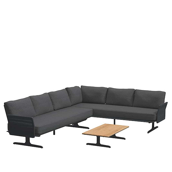 <h1><strong>KAYA LOUNGE</strong></h1><p>Kaya, de hoek loungeset van 4 Seasons Outdoor is een moderne, comfortabele loungeset met een aantal kenmerkende eigenschappen. We vertellen je hier waarom deze loungeset wellicht de perfecte keuze voor jou kan zijn.</p><p>Deze loungeset bestaat uit een aluminium frame waar de rug- en zijpanelen op zijn bevestigd. Aangezien je deze panelen zowel links als rechts kunt bevestigen kies je zelf of de lange kant links of rechts zit. Ideaal dus. De panelen zijn voorzien van een strak en modern patroon van antraciet rope. Rope is hét tuinmeubel materiaal van de laatste jaren door zijn extreme weersbestendigheid en kleurvastheid. Daarnaast weet 4 Seasons Outdoor wel hoe ze er prachtige vormen en patronen van moeten maken, dat is bij Kaya ook weer zeker gelukt.</p><p>Wat de Kaya nog meer kenmerkt is de T-poot, ook wel office poot genoemd, van het frame. Deze vormt de stabiele basis van deze loungeset en komt ook terug in de Kaya salontafel.</p><p>Last but not least… kom vooral eens zitten! De Kaya loungeset staat in onze showroom te Zwanenburg en het comfort van deze 4 Seasons loungeset is zoals we het gewend zijn van dit topmerk. Laat je overtuigen en hopelijk staat de Kaya dan binnen no-time op je terras te pronken.</p>