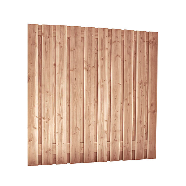 Douglas Tuinscherm 21-planks 180x180 cm, geschaafd