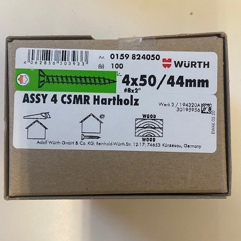 <p>ECO ASSY A2 HARDHOUT AW20 4X50/44</p><p>De Ecofast Assy schroeven zijn dé schroeven voor de professionele verwerker! De RVS a2 met freeskop zijn, door de speciale dikke schacht zeer geschikt om, zonder voor te boren, in bijna iedere houtsoort verwerkt te worden.</p><p><a href=