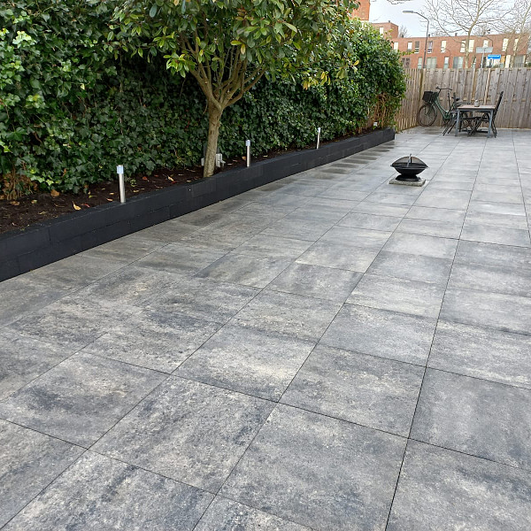 Budget Terrastegel 60x60x4 cm Grezzo