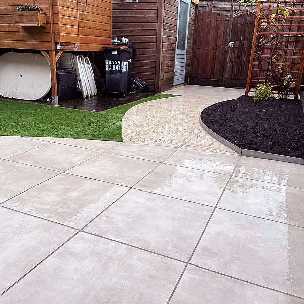 GeoCeramica Starter 60x60x4 cm Patch-Plus Beige