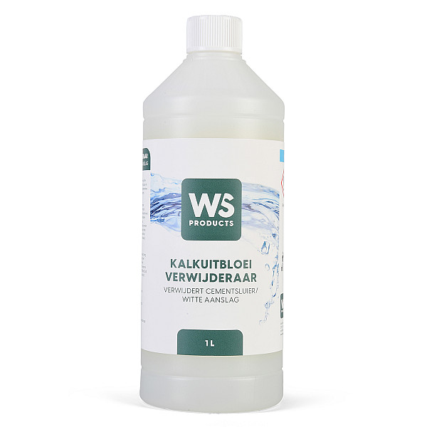 <p>Last van witte vlekken op je bestrating veroorzaakt door kalkuitbloei of zaagslijpsel? Dan kan de zoutzuurvrije WS Kalkuitbloei Verwijderaar uitkomst bieden. Dit product is speciaal ontwikkeld om kalk op eenvoudige wijze te bestrijden.<br /><br />Het gemiddelde verbruik van WS Kalkuitbloei Verwijderaar is afhankelijk van de mate van uitbloei en het type bestrating.<br /><br />Let op! Voorkom problemen en volg altijd het gebruikvoorschrift op de verpakking.</p>