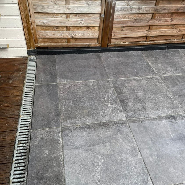 Restpartij Edam: Ca. 40 m2 Actietegel Keramiek op Beton 60x60x4 cm Marble Design Night