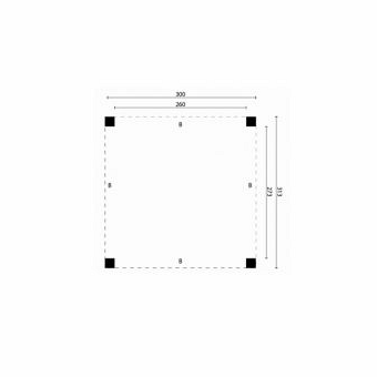 <p><strong>JWOODS Buitenverblijf XL 300x314cm Geschaafd</strong></p><p>Voor een voordelige prijs een prachtige overkapping in je tuin plaatsen? Dat kan met een JWOODS Buitenverblijf, een goedkope terrasoverkapping, samengesteld als ‘doe het zelf bouwpakket’. Het grote voordeel van het JWOODS concept zit hem in de prijs, welke een stuk voordeliger is in vergelijking met een prefab pakket. Uit onze voorraad tuintimmerhout stellen we een bouwpakket samen uit de beste naaldhoutsoorten, zoals Lariks, Douglashout en Redwood. Bij aanschaf wordt je uiteraard voorzien van een duidelijke opbouwinstructie.  </p><p><strong>Doe het zelf bouwpakket</strong></p><p>Het doe het zelf pakket wordt compleet geleverd inclusief dakbedekking, stadsuitloop, bevestigingsmaterialen etc. Wil je exact weten waar het pakket uit bestaat? Scroll dan naar beneden voor de complete materialenlijst. Betonpoeren, EPDM pakket, een hemelwater afvoerset, een dakverankeringset en ventilatieroosters zijn optioneel en kunnen besteld worden bij de extra opties.</p><p><strong>Fundering Overkapping</strong></p><p>Voor een solide constructie monteer je de palen op betonpoeren. Rondom de poeren stort je (snel)beton. De getoonde maten zijn de funderingsmaten. Het dak overstek is standaard 30 cm diep en 5 cm in de breedte. Betonpoeren zijn in verschillende uitvoeringen verkrijgbaar. Wij raden de betonpoer de luxe 22x22x40 cm van harte aan.</p><p><strong>Overkapping van Lariks Douglashout en Redwood</strong></p><p>Een JWOODS Buitenverblijf wordt samengesteld uit Douglashout en Redwood hout.<br /><br />Douglas/Lariks is een prachtig duurzaam materiaal. Het heeft een mooie rood/oranje gevlamde kleur. Binnen het assortiment kan je kiezen uit "geschaafd" of "fijnbezaagd" douglas hout. Geschaafde materialen hebben een zacht en glad oppervlak. De geschaafde materialen zijn zeer maatvast door het drogen van het hout. Door uitdroging van Douglas hout is er wel kans op scheurvorming in palen of planken, dit doet echter niets af aan de kwaliteit van het hout. De fijnbezaagde materialen zijn wat ruwer aan oppervlak en de kopkanten kunnen wat splinterig zijn. Fijnbezaagd hout word vers gezaagd en kan na indrogen wat minder maatvast zijn. Ook kan er op fijnbezaagd materiaal schimmelvorming ontstaan.</p><p>JWOODS RedWood is een PEFC/FSC gekeurd, geïmpregneerd naaldhoutproduct met een warme, roodroze uitstraling. RedWood heeft dezelfde warme, authentieke uitstraling als douglashout én het behoudt lang zijn kleur. Het is daarmee een prachtig alternatief voor Douglashout.</p><p><strong>Dakbedekking</strong></p><p>Een JWOODS Buitenverblijf wordt geleverd inclusief dakbedekking voor het platte dak. De optie EPDM rubberfolie wordt compleet op maat aangeleverd met EPDM lijm. Voor de afvoer van het hemelwater wordt een vierkante stadsuitloop meegeleverd.</p><p><strong>Onderhoud Overkapping</strong></p><p>Een JWOODS Buitenverblijf behoeft weinig onderhoud. Echter raden wij aan om het hout te behandelen met de producten van Hermadix. Voordelen:</p><ul>	<li>​​​​​​​Verlengt de levensduur van het hout</li>	<li>Beschermt het hout tegen krimpen, zwellen, kromtrekken en scheuren door uitdroging en vocht</li>	<li>Behoudt de mooie kleur en gaat het natuurlijke vergrijzingsproces tegen</li>	<li>Beschermt u het hout tegen UV-straling, vocht, schimmels en houtrot</li></ul><p>Voor een voordelige prijs een prachtige overkapping in je tuin plaatsen? Dat kan met een JWOODS Buitenverblijf, een goedkope terrasoverkapping, samengesteld als ‘doe het zelf bouwpakket’. Het grote voordeel van het JWOODS concept zit hem in de prijs, welke een stuk voordeliger is in vergelijking met een prefab pakket. Uit onze voorraad tuintimmerhout stellen we een bouwpakket samen uit de beste naaldhoutsoorten, zoals Lariks, Douglashout en Redwood. Bij aanschaf wordt je uiteraard voorzien van een duidelijke opbouwinstructie.  </p>