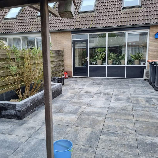 Budget Terrastegel 60x60x4 cm Grezzo