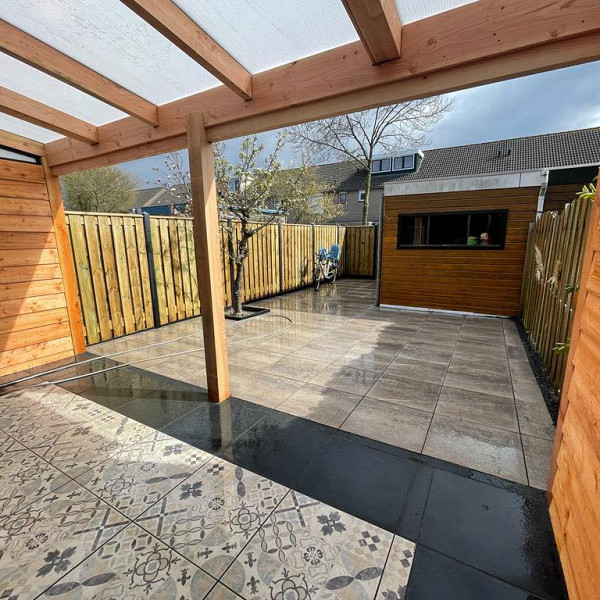 Actietegel Keramiek op Beton 60x60x4 cm Style Decor Sabbia