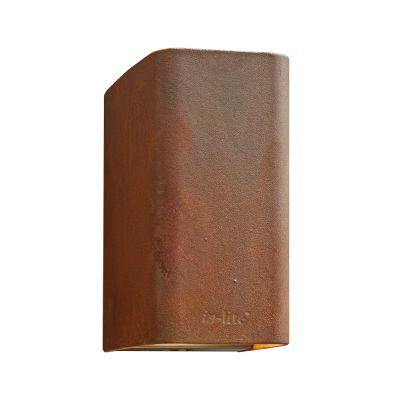 <h1><strong>ACE UP-DOWN CORTEN</strong></h1><p>Wandarmatuur ACE UP-DOWN geeft een gerichte bundel licht naar boven en beneden.</p><ul>	<li>Geeft een gebundeld licht naar boven en beneden</li>	<li>Geschikt voor het verlichten van een schutting en muur</li>	<li>Lichtbeeld aan te passen met meerdere accesoires</li></ul><p><strong>Plaatsingsadvies:</strong></p><p>Iedere 2 á 2,5 meter een ACE UP DOWN, op een hoogte van 1,4 á 1,8 meter</p>