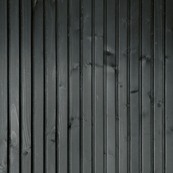 JWOODS Wand 325 tot 338 cm - Verticaal Triple rabat zwart dubbelzijdig