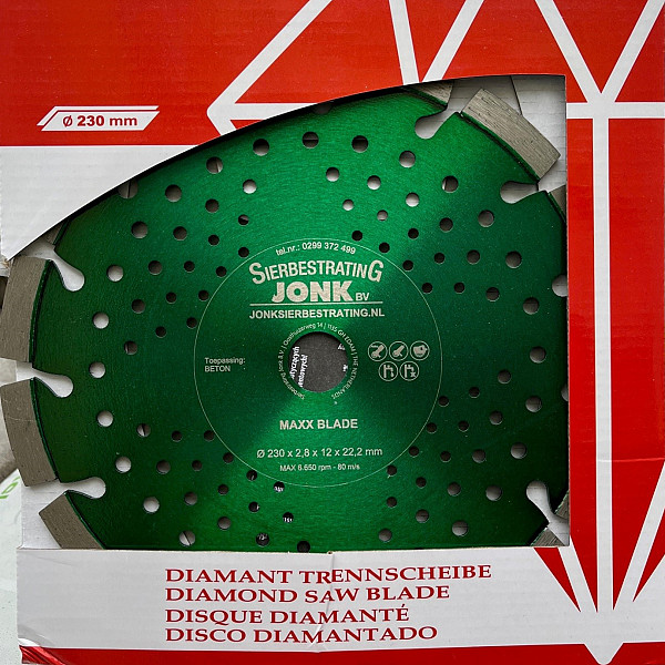 <p><strong>Diamond Blade Maxx***</strong></p><ul>	<li>Toepassing: Betonsteen</li></ul>