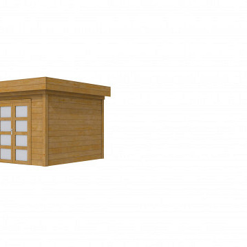 Douglas Topvision tuinhuis Roek, 300 x 300 cm., groen geïmpregneerd