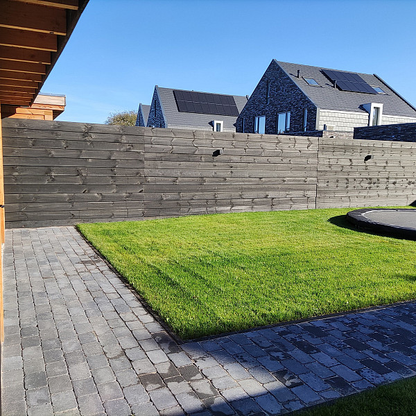 Restpartij Almere: Circa 28,5m2  Antieke trommel 21x14x7 cm antraciet