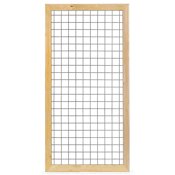 Gaaselement 90x180 cm met kader 4,5x7 cm geïmpregneerd grenen