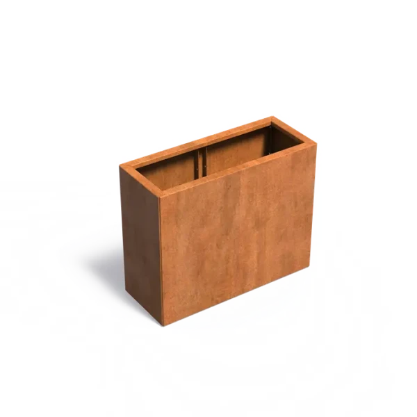 Plantenbak Carrez Connect zonder bodem Cortenstaal 100x40x80 cm
