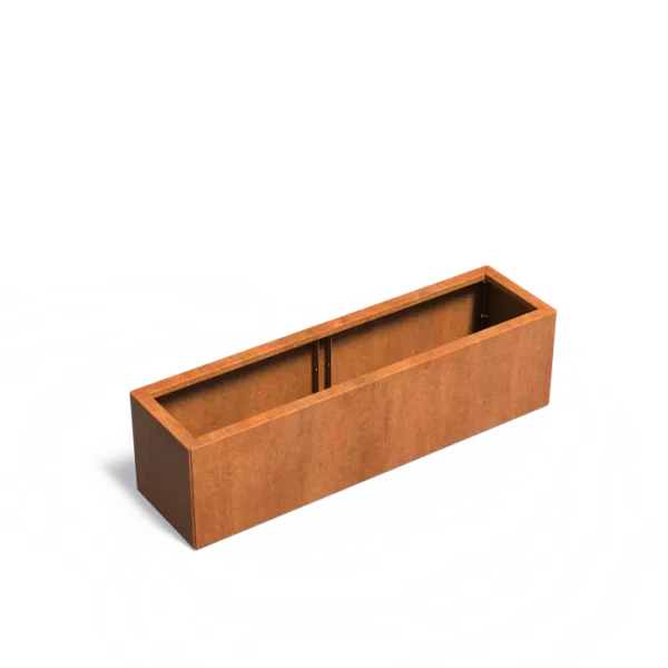 Plantenbak Carrez Connect zonder bodem Cortenstaal 150x40x40 cm