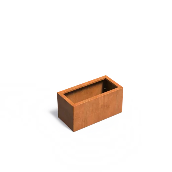 Plantenbak Carrez Connect zonder bodem Cortenstaal 80x40x40 cm