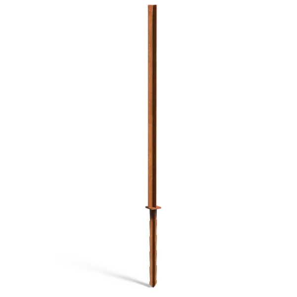 Paneelstaander Cortenstaal 115x115x2700mm (dikte6mm)