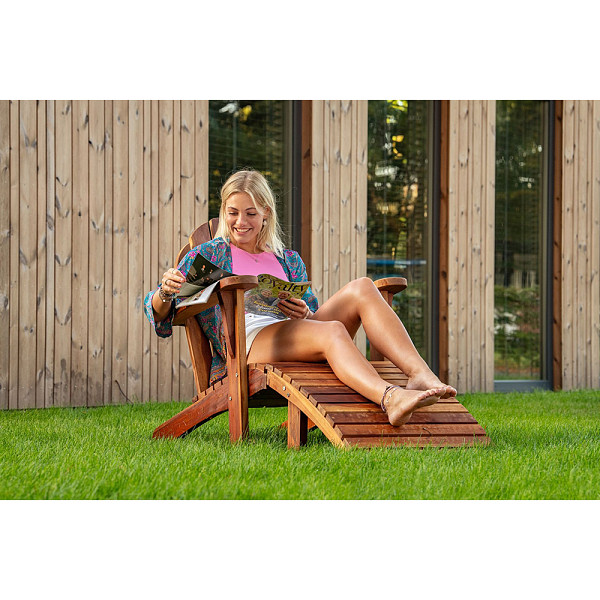 Stoel Relax geolied hardhout 75x89x93 cm