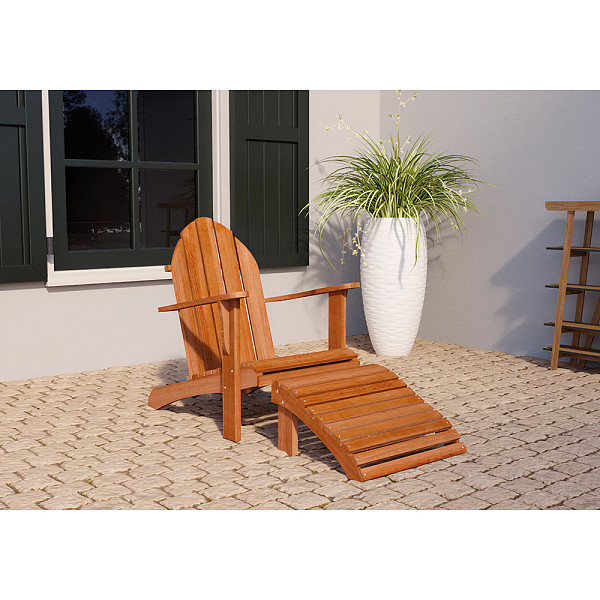 <h1><strong>Stoel Relax voetenbank</strong></h1><p>Tuinstoelen zijn verkrijgbaar in verschillende stijlen en materialen, waardoor ze geschikt zijn voor verschillende smaken.</p><h2>Productbeschrijving</h2><p>Behandeling: Geolied</p><p>Materiaal: Hout</p><p>Houtsoort: Hardhout</p><p>Keurmerk: Indonesian Legal Wood</p><p>Diepte: 55 cm.</p><p>Breedte: 57 cm.</p><p>Hoogte: 31 cm.</p><p>Bevestigingsmateriaal inbegrepen: Ja</p><p>Extra informatie: Let op, hardhout kan bloeden. Dit kan verkleuring geven op aangrenzend materiaal zoals beton of bestrating.</p>