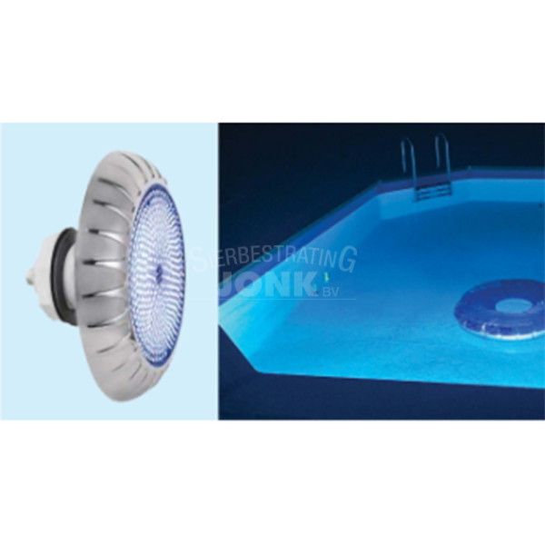 <h1><strong>Zwembad ledverlichting RGB AC</strong></h1><p>Met de waterdichte ledverlichting kun je je zwembad 's nachts een unieke sfeer geven. De verlichting is van hoge kwaliteit en zorgt voor een prachtige aanvulling op jouw zwembadervaring.</p><h2>Productbeschrijving</h2><p>Voltage: 12V</p><p>Wattage: 18W</p>