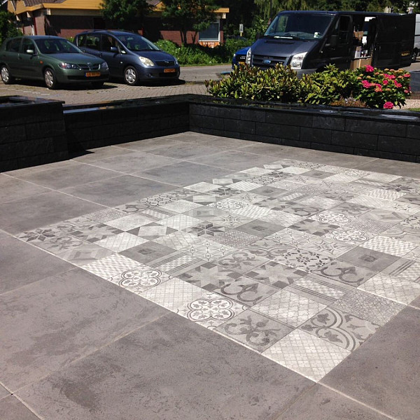 Restpartij Almere: 8.63m2 Designo Mosaic 60x60x3 cm Grey
